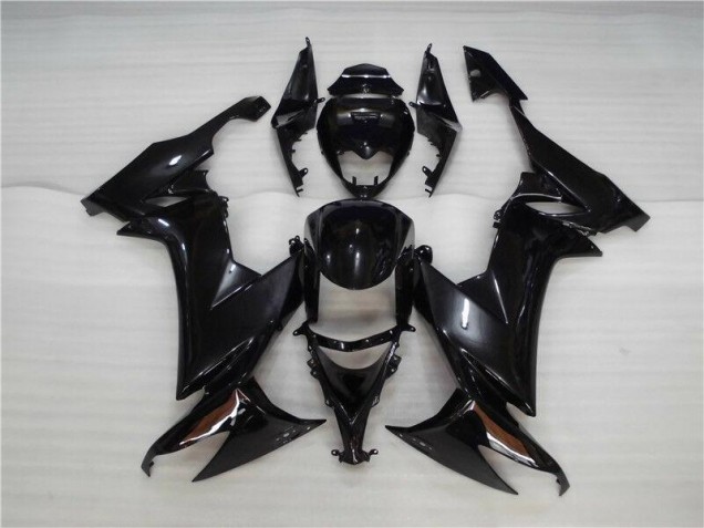 2008-2010 Glossy Black Kawasaki Ninja ZX10R Fairings 2008-2010 Glossy Black Kawasaki Ninja ZX10R Fairings