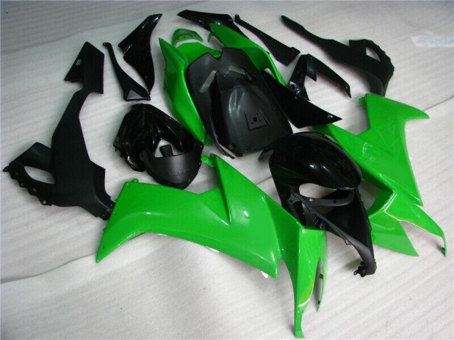 2008-2010 Green Black Kawasaki Ninja ZX10R Fairings 2008-2010 Green Black Kawasaki Ninja ZX10R Fairings