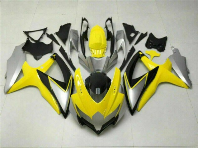 2008-2010 Yellow Suzuki GSXR 600/750 Fairings 2008-2010 Yellow Suzuki GSXR 600/750 Fairings