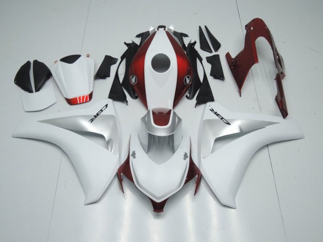 2008-2011 Candy Red White and Silver Honda CBR1000RR Fairings 2008-2011 Candy Red White and Silver Honda CBR1000RR Fairings