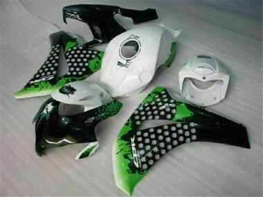 2008-2011 Green White Honda CBR1000RR Fairings