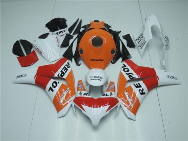 2008-2011 Orange White Red Honda CBR1000RR Fairings