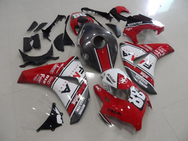 2008-2011 Red and Grey Fma Honda CBR1000RR Fairings 2008-2011 Red and Grey Fma Honda CBR1000RR Fairings
