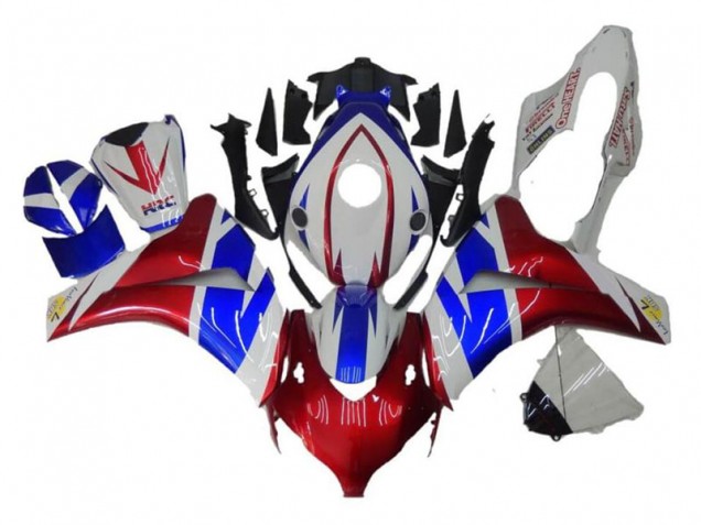 2008-2011 Red Blue White Honda CBR1000RR Fairings 2008-2011 Red Blue White Honda CBR1000RR Fairings