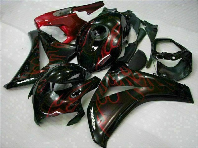 2008-2011 Red Flame Honda CBR1000RR Fairings 2008-2011 Red Flame Honda CBR1000RR Fairings