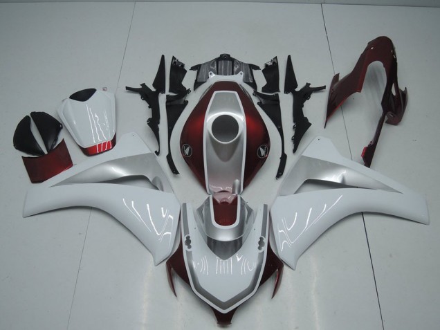 2008-2011 Red White and Silver Honda CBR1000RR Fairings 2008-2011 Red White and Silver Honda CBR1000RR Fairings