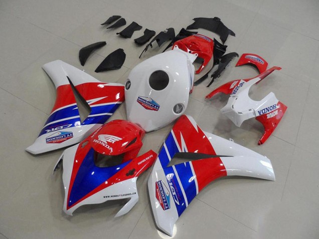 2008-2011 Red White TT Legends Honda CBR1000RR Fairings 2008-2011 Red White TT Legends Honda CBR1000RR Fairings