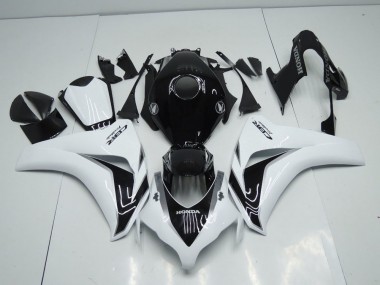 2008-2011 White and Black Grey Honda CBR1000RR Fairings