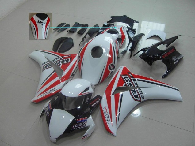 2008-2011 White Red Rsd Honda CBR1000RR Fairings 2008-2011 White Red Rsd Honda CBR1000RR Fairings