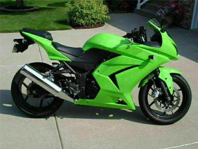 2008-2012 Green Kawasaki Ninja EX250 Fairings 2008-2012 Green Kawasaki Ninja EX250 Fairings