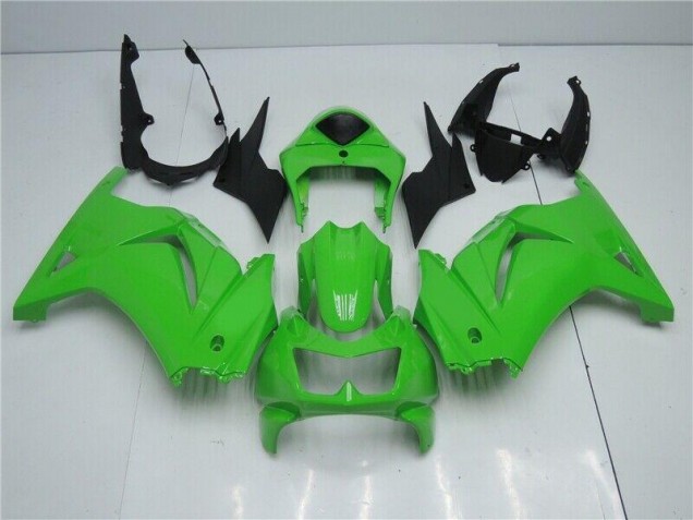 2008-2012 Green Kawasaki Ninja EX250 Plastic Full Fairing Kit 2008-2012 Green Kawasaki Ninja EX250 Plastic Full Fairing Kit