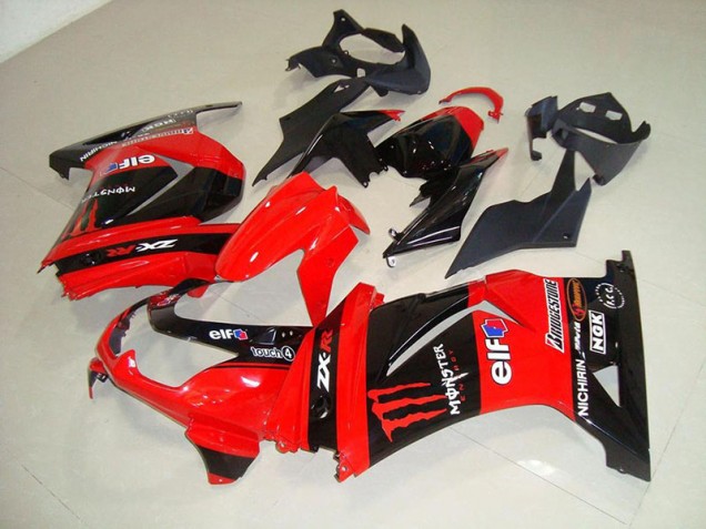 2008-2012 Red Monster Kawasaki Ninja ZX250R Fairings 2008-2012 Red Monster Kawasaki Ninja ZX250R Fairings