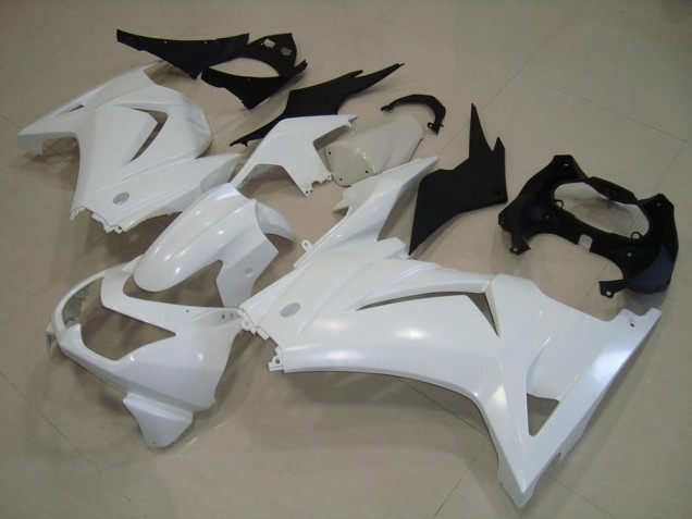 2008-2012 White Kawasaki Ninja ZX250R Fairings 2008-2012 White Kawasaki Ninja ZX250R Fairings