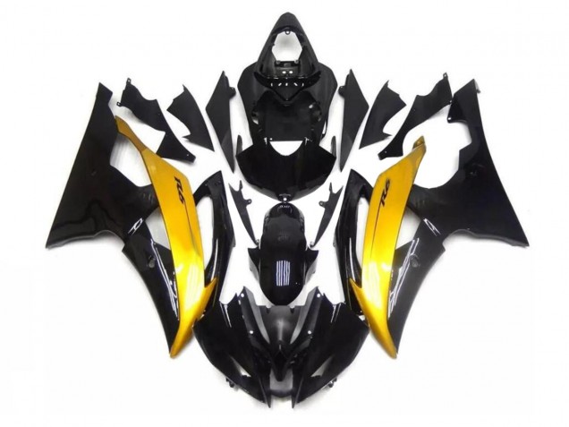 2008-2016 Black Gold Yamaha YZF R6 Fairings 2008-2016 Black Gold Yamaha YZF R6 Fairings