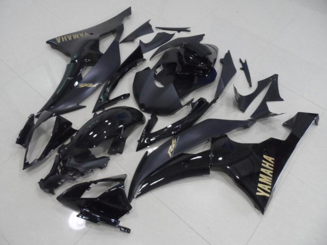2008-2016 Black with Gold Sticker Yamaha YZF R6 Fairings 2008-2016 Black with Gold Sticker Yamaha YZF R6 Fairings