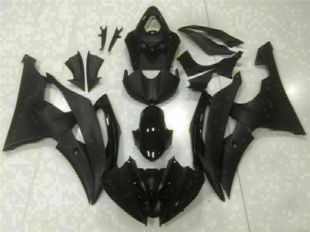 2008-2016 Black Yamaha YZF R6 Fairing Kit 2008-2016 Black Yamaha YZF R6 Fairing Kit