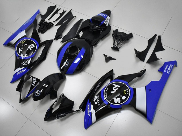 2008-2016 Blue Black Yamaha YZF R6 Fairings 2008-2016 Blue Black Yamaha YZF R6 Fairings