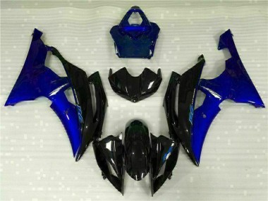 2008-2016 Blue Black Yamaha YZF R6 Full Fairing Kit