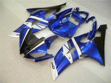 2008-2016 Blue White Black Yamaha YZF R6 Fairings & Bodywork
