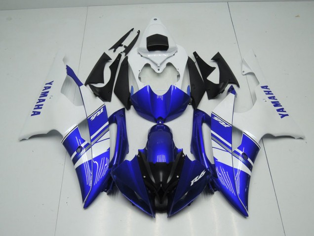 2008-2016 Blue White OEM Style Yamaha YZF R6 Fairings 2008-2016 Blue White OEM Style Yamaha YZF R6 Fairings