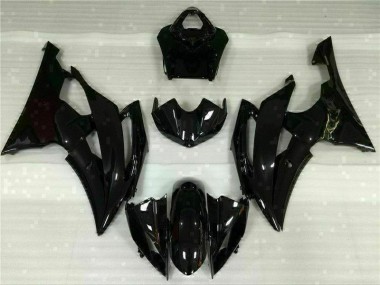 2008-2016 Glossy Black Yamaha YZF R6 Fairings