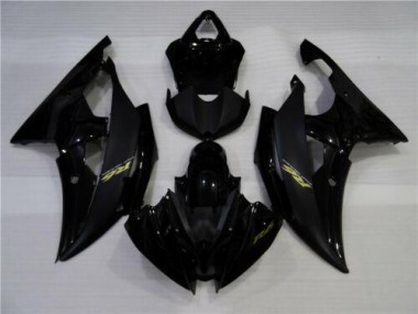 2008-2016 Glossy Matte Black Yamaha YZF R6 Fairings