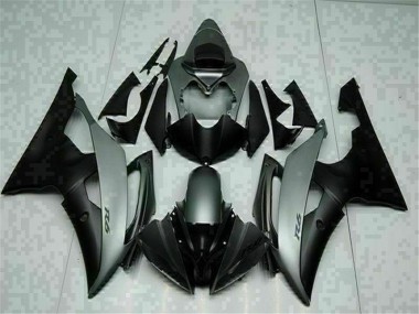 2008-2016 Grey Black Yamaha YZF R6 Fairings