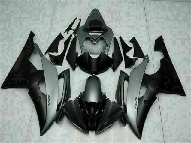 2008-2016 Grey Black Yamaha YZF R6 Fairings 2008-2016 Grey Black Yamaha YZF R6 Fairings
