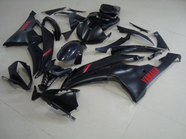 2008-2016 Matte Black Yamaha YZF R6 Full Fairing Kit 2008-2016 Matte Black Yamaha YZF R6 Full Fairing Kit