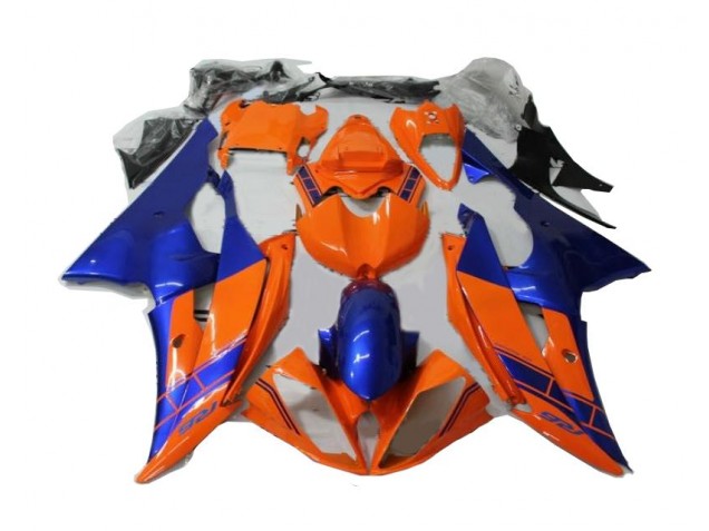 2008-2016 Orange Blue Yamaha YZF R6 Fairings 2008-2016 Orange Blue Yamaha YZF R6 Fairings