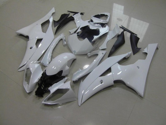 2008-2016 Pearl White No Decals Yamaha YZF R6 Fairings 2008-2016 Pearl White No Decals Yamaha YZF R6 Fairings