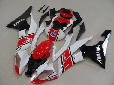 2008-2016 Red White Black Yamaha YZF R6 Fairings