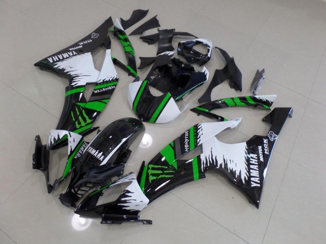 2008-2016 Special White Green Monster Yamaha YZF R6 Fairings 2008-2016 Special White Green Monster Yamaha YZF R6 Fairings