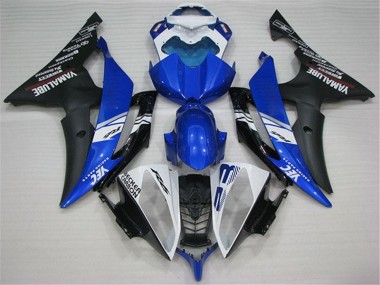 2008-2016 White Blue Black Yamaha YZF R6 Fairings
