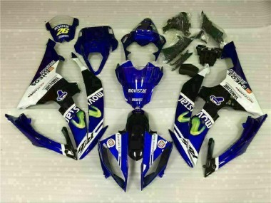 2008-2016 White Blue Yamaha YZF R6 Fairings & Bodywork
