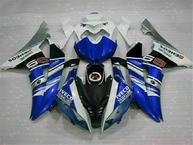 2008-2016 White Blue Yamaha YZF R6 Fairings