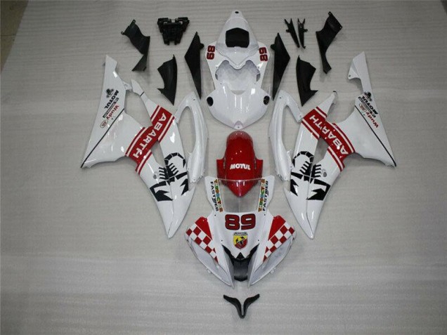 2008-2016 White Yamaha YZF R6 Fairing Kit 2008-2016 White Yamaha YZF R6 Fairing Kit