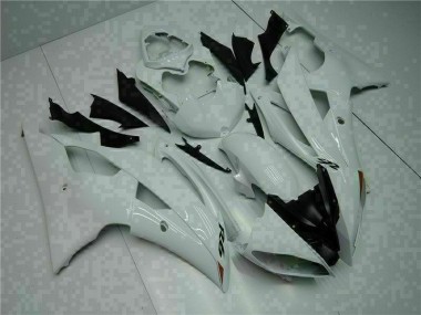 2008-2016 White Yamaha YZF R6 Fairings