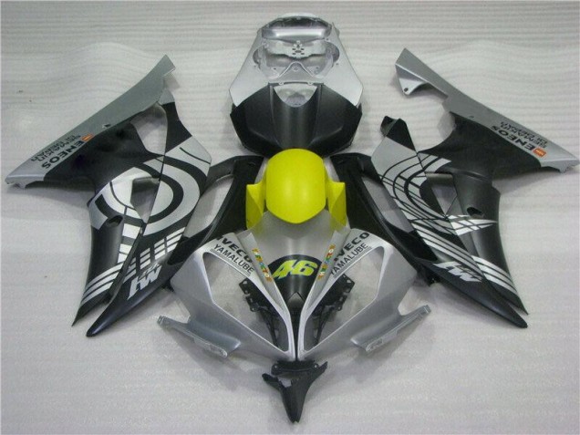 2008-2016 Yellow Black Silver Yamaha YZF R6 Fairings 2008-2016 Yellow Black Silver Yamaha YZF R6 Fairings