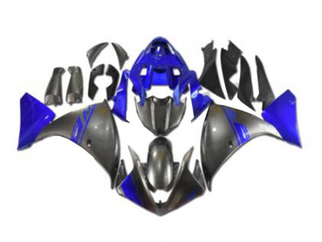 2009-2011 Grey Blue Yamaha YZF R1 Fairings 2009-2011 Grey Blue Yamaha YZF R1 Fairings