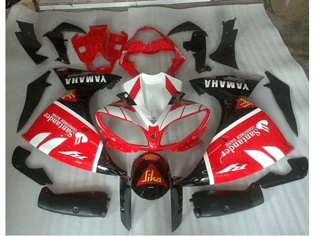 2009-2011 Red White and Black Graphic Yamaha YZF R1 Fairings 2009-2011 Red White and Black Graphic Yamaha YZF R1 Fairings