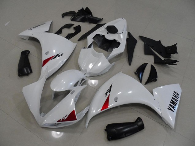 2009-2011 White Black Yamaha YZF R1 Fairings 2009-2011 White Black Yamaha YZF R1 Fairings