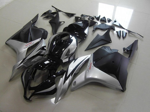 2009-2012 Black Silver Honda CBR600RR Fairings 2009-2012 Black Silver Honda CBR600RR Fairings