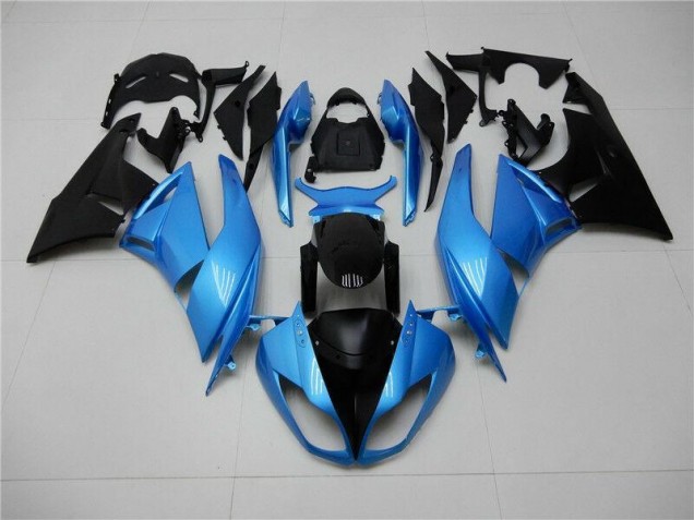 2009-2012 Blue Black Kawasaki Ninja ZX6R Injection Fairing Kit 2009-2012 Blue Black Kawasaki Ninja ZX6R Injection Fairing Kit