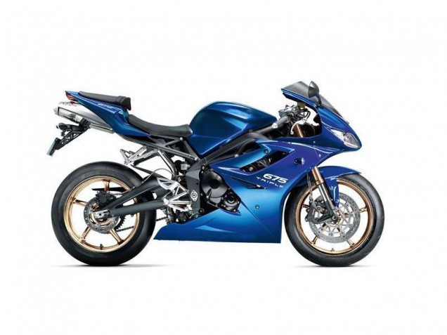 2009-2012 Blue Triumph Daytona 675 Triple Fairings 2009-2012 Blue Triumph Daytona 675 Triple Fairings
