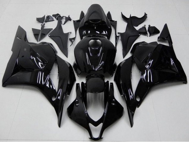 2009-2012 Glossy Black Honda CBR600RR Fairings 2009-2012 Glossy Black Honda CBR600RR Fairings
