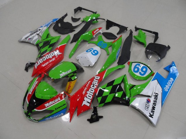 2009-2012 Motocard Kawasaki Ninja ZX6R Fairings 2009-2012 Motocard Kawasaki Ninja ZX6R Fairings