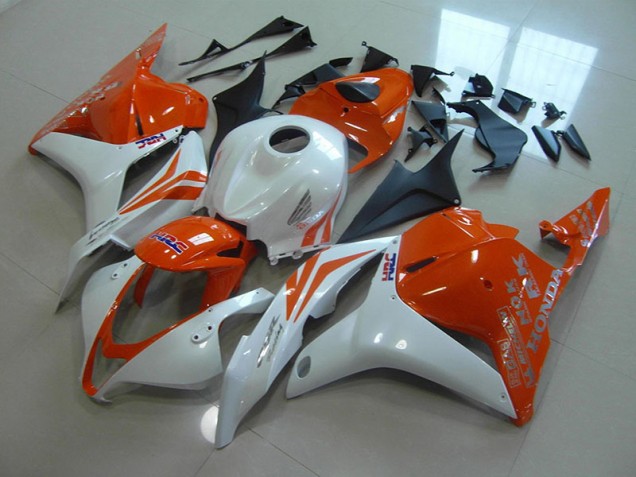 2009-2012 Orange Pearl White Honda CBR600RR Fairings 2009-2012 Orange Pearl White Honda CBR600RR Fairings