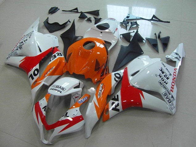 2009-2012 White New Repsol Honda CBR600RR Fairings 2009-2012 White New Repsol Honda CBR600RR Fairings