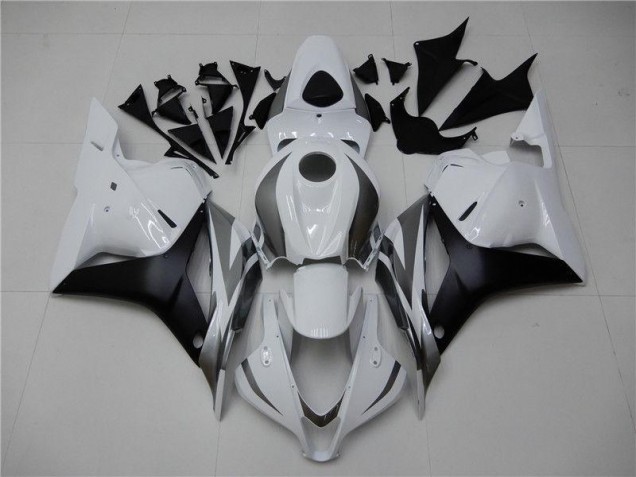 2009-2012 White Silver Black Honda CBR600RR Fairings 2009-2012 White Silver Black Honda CBR600RR Fairings